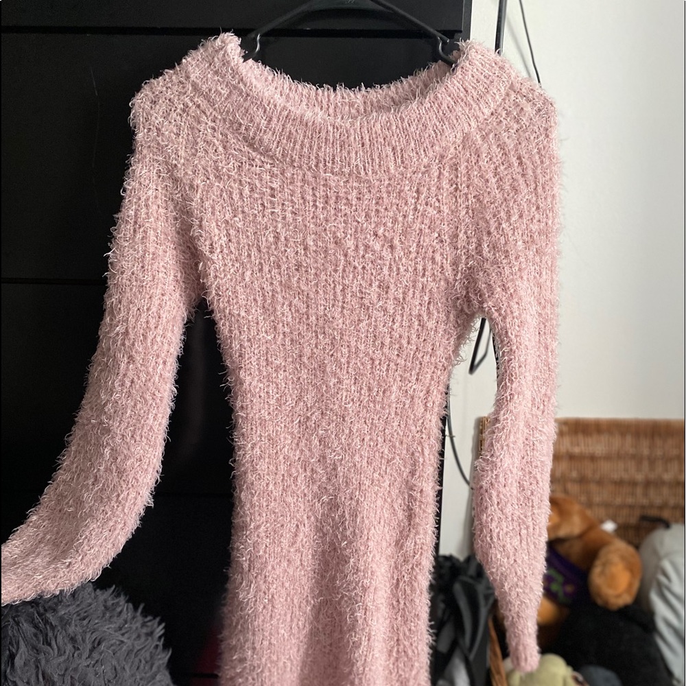 Fuzzy Bodycon Dress